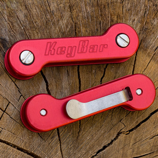 KeyBar Red Anodized Aluminum